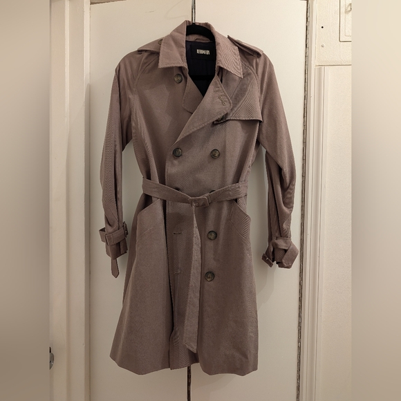 Reformation Kensington Trench Coat Khaki Size S - Picture 3 of 4